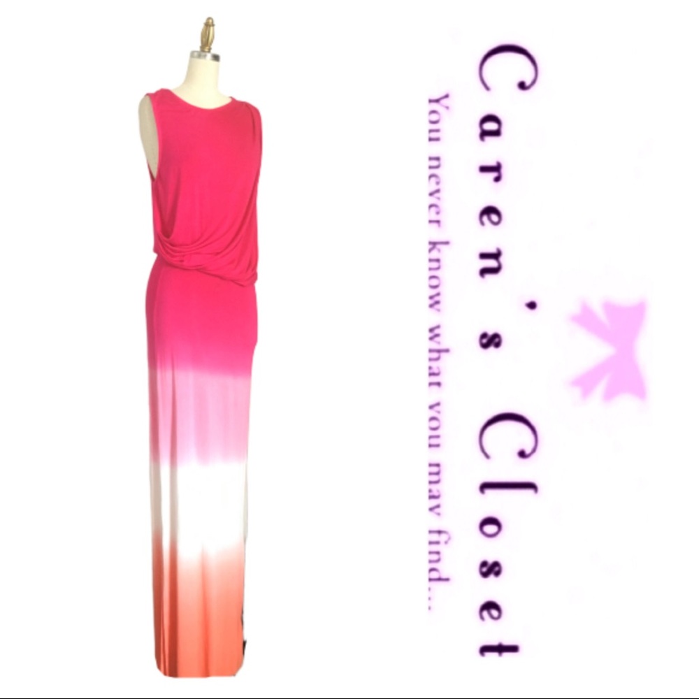 Young Fabulous & Broke Tye Dye Pink Maxi Dress - Picture 2 of 4